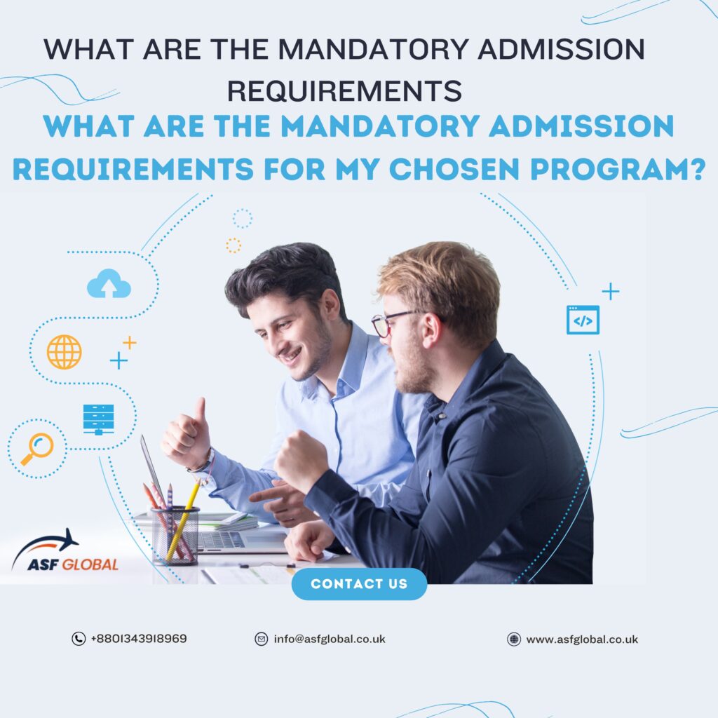 admission requirements